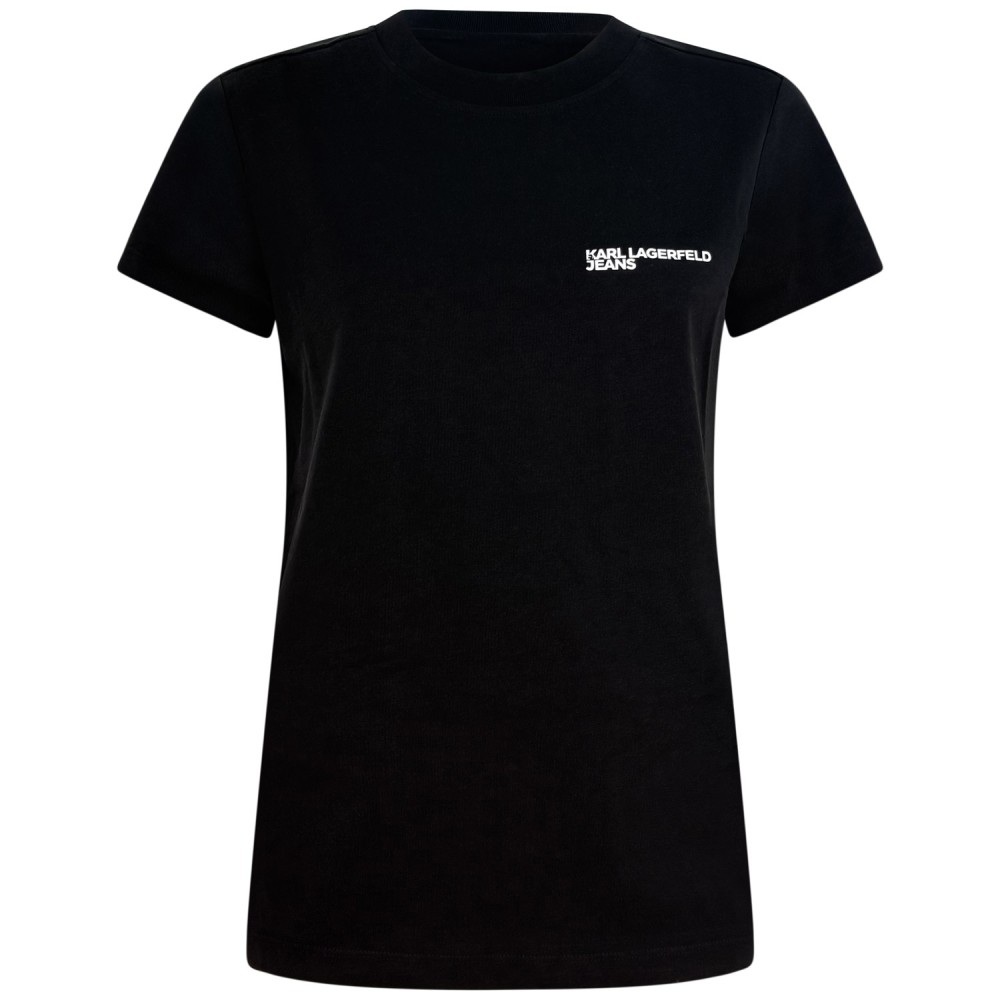 T-shirt nera per donna