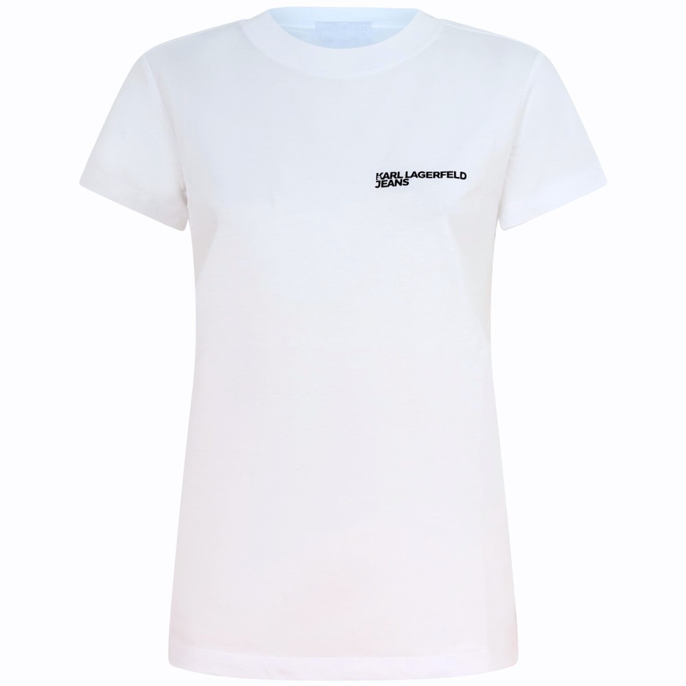 T-shirt bianca a per donna