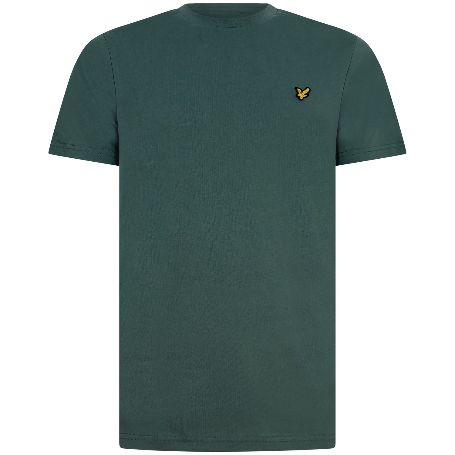T-shirt verde con mini logo per uomo
