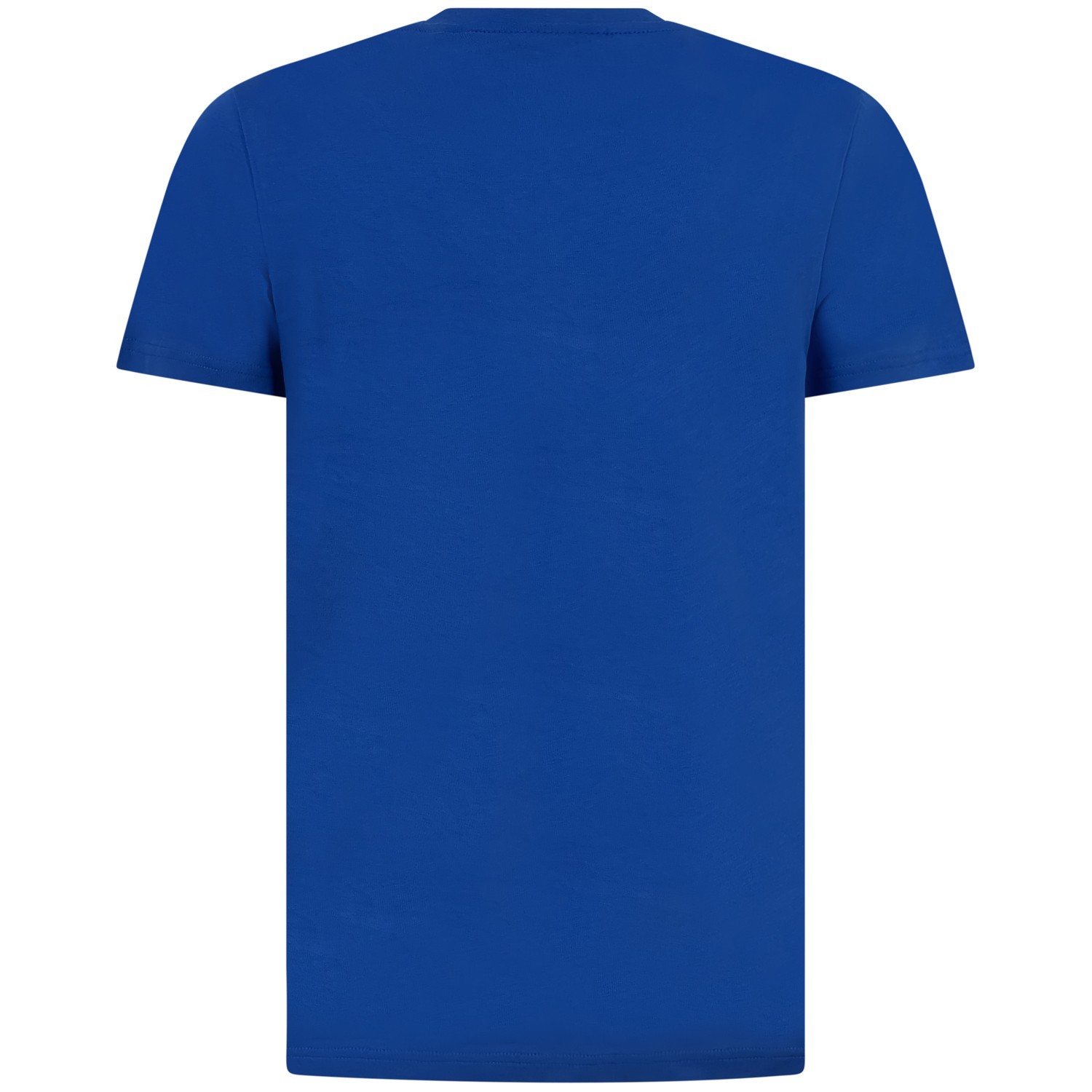 T-shirt azzurra con mini logo per uomo