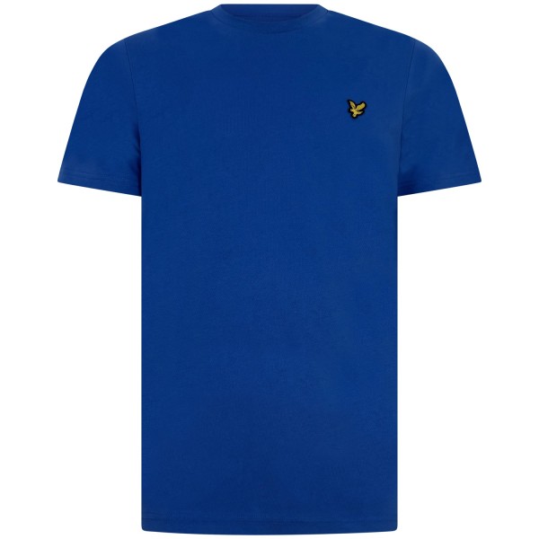 T-shirt azzurra con mini logo per uomo