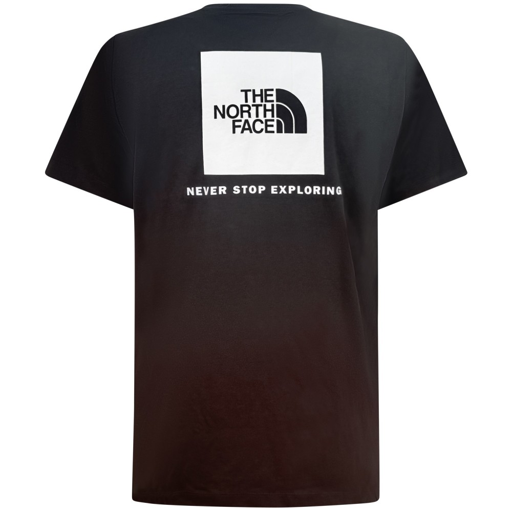 T-shirt nera con mini logo per uomo