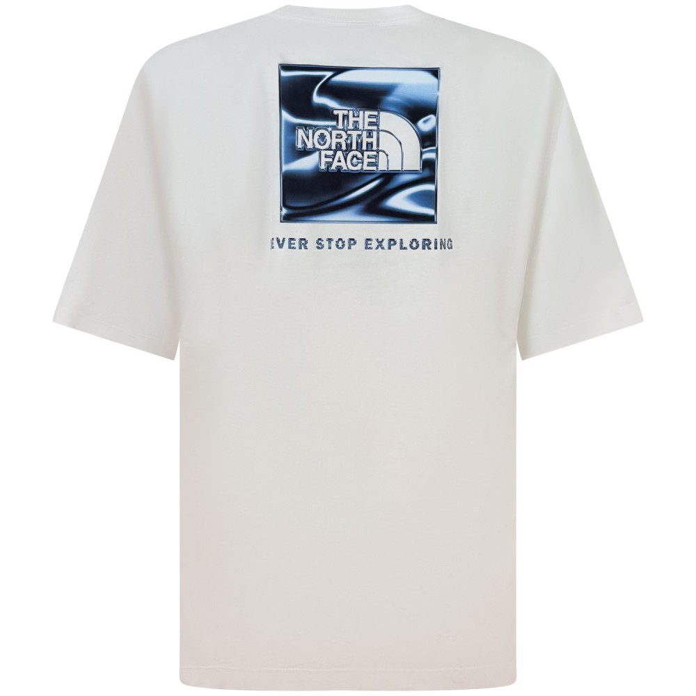 T-shirt bianca con logo per uomo