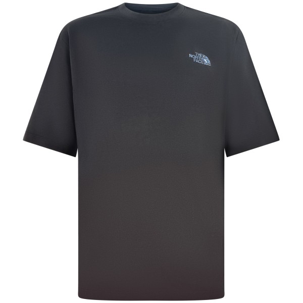 T-shirt nera con logo per uomo