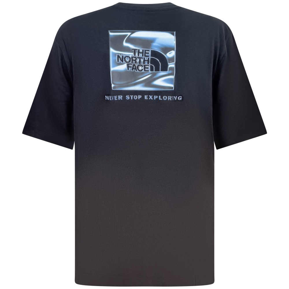 T-shirt nera con logo per uomo