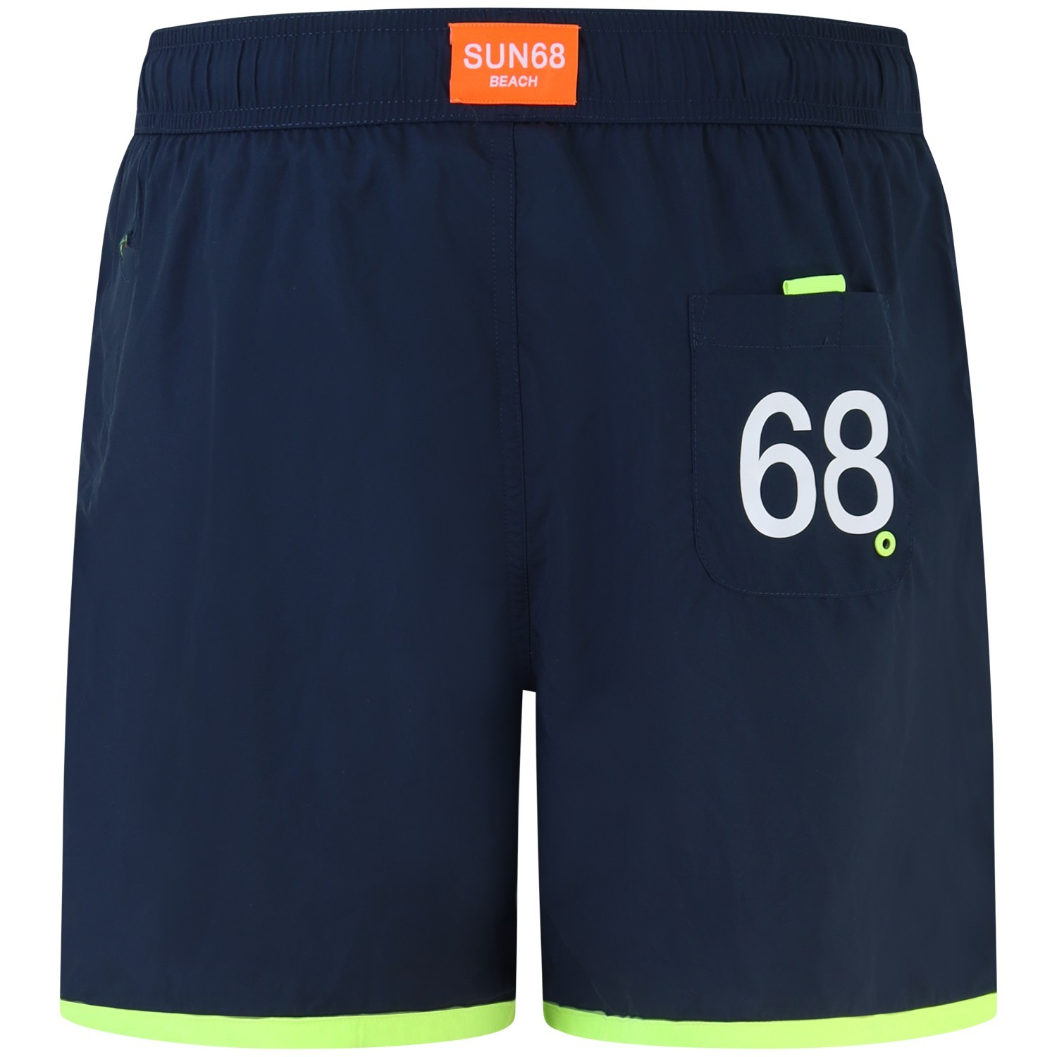 Shorts mare blu con mini logo per uomo 2