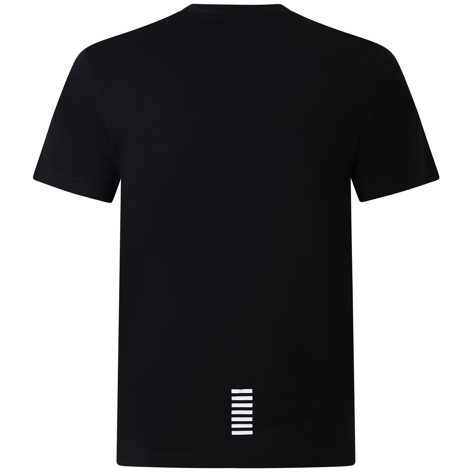 T-shirt nera con mini logo per uomo