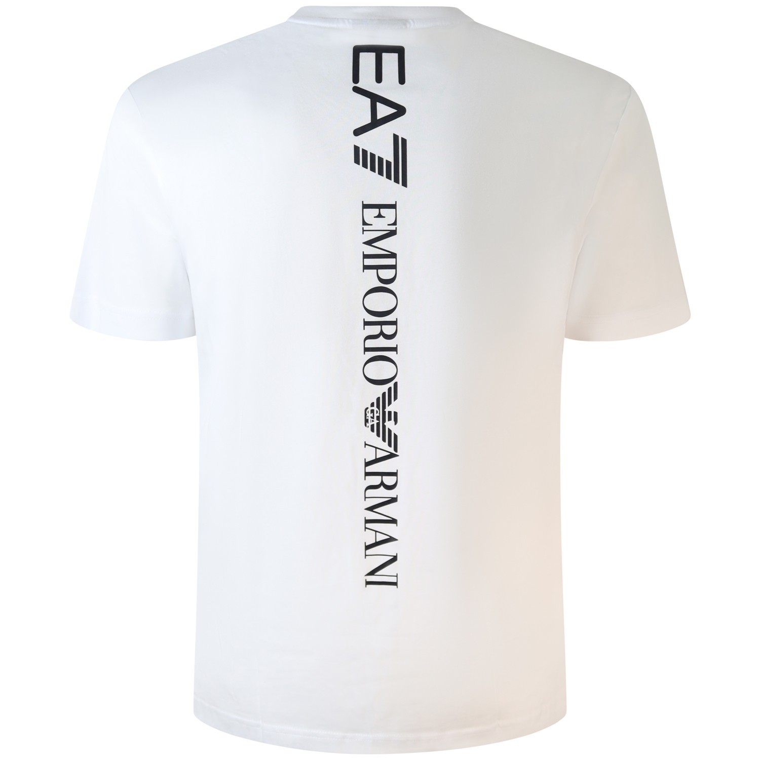 T-shirt bianca con mini logo per uomo 2