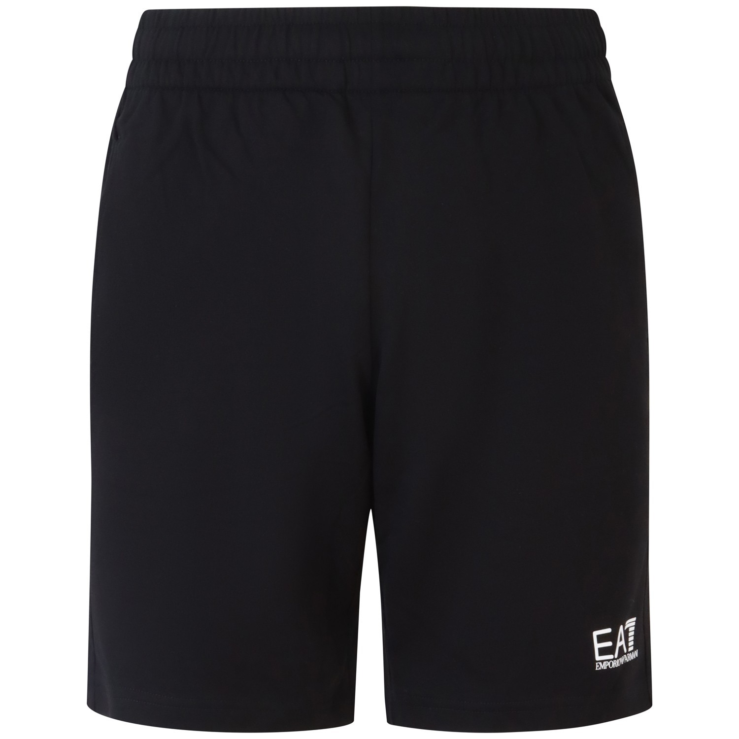 Shorts nero con mini logo per uomo 2