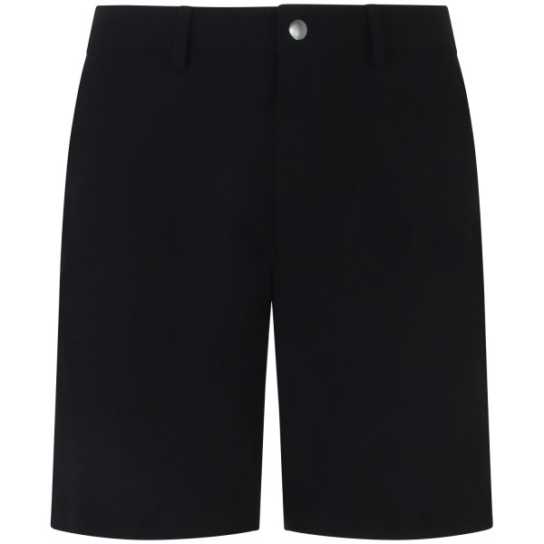 Shorts nero con mini logo per uomo