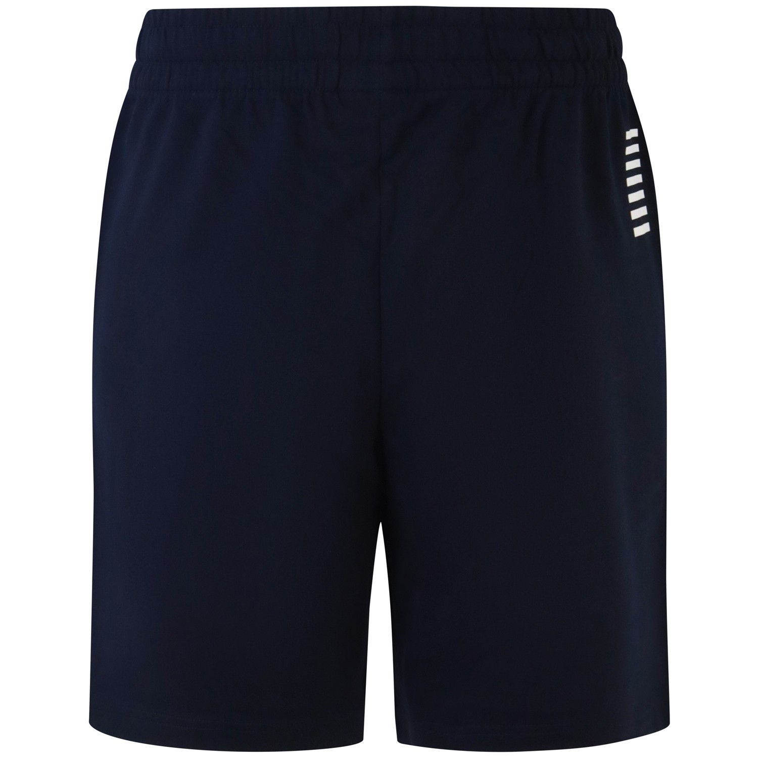 Shorts blu con mini logo per uomo 2