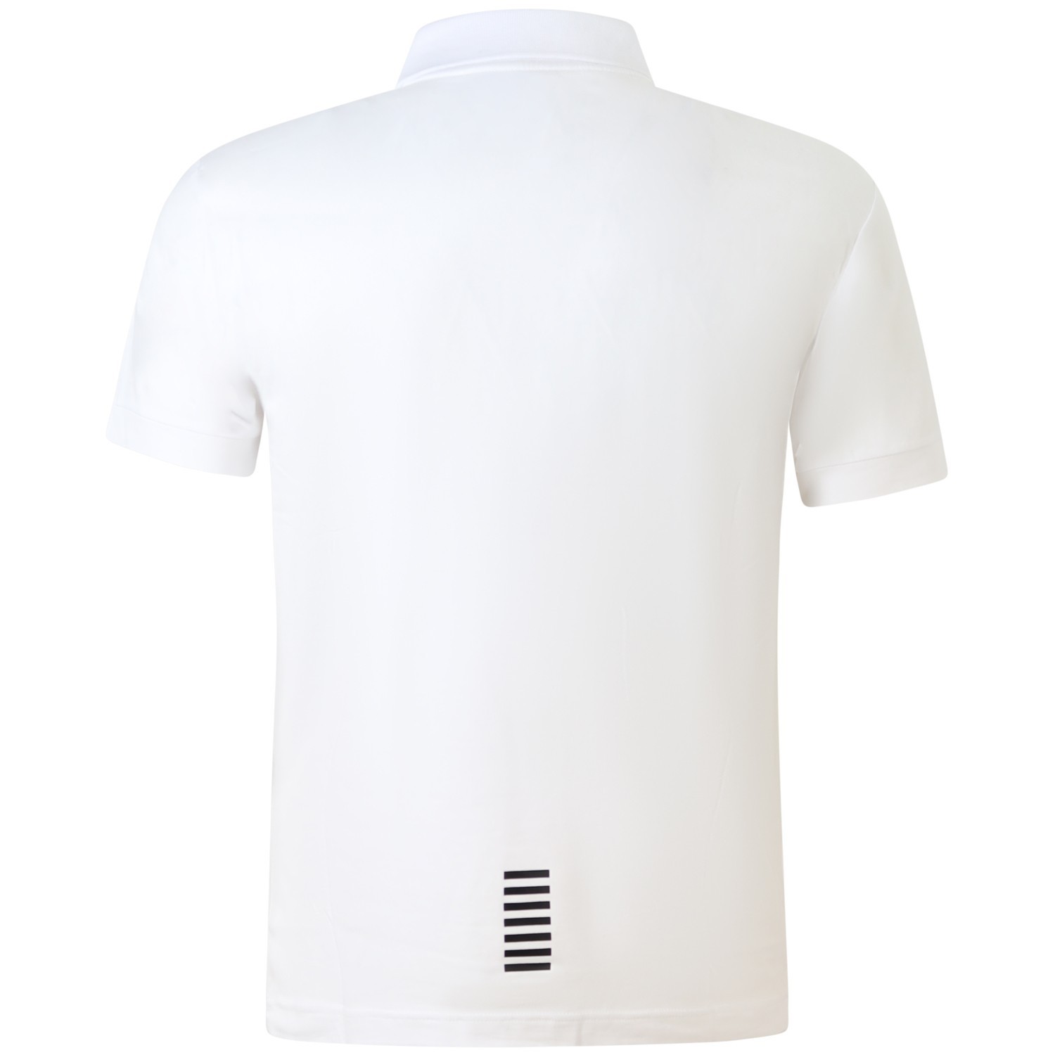 Polo bianca con mini logo per uomo 2