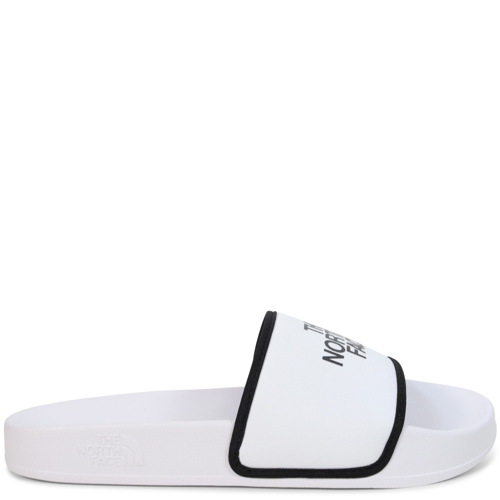 Ciabatte bianche con logo per uomo