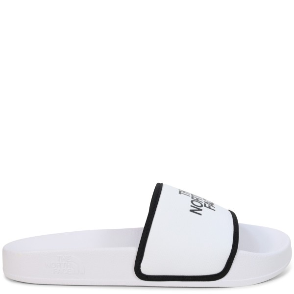 Ciabatte bianche con logo per uomo