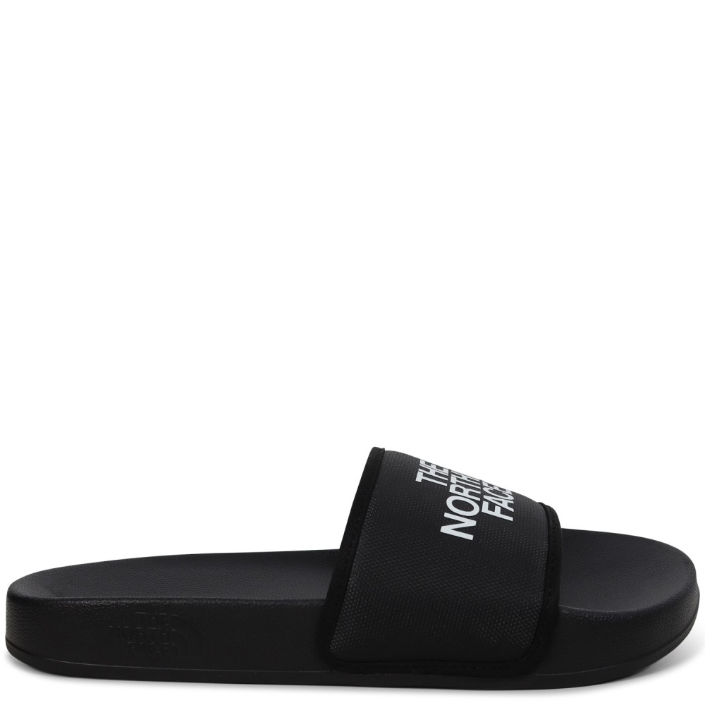 Ciabatte nere con logo per uomo