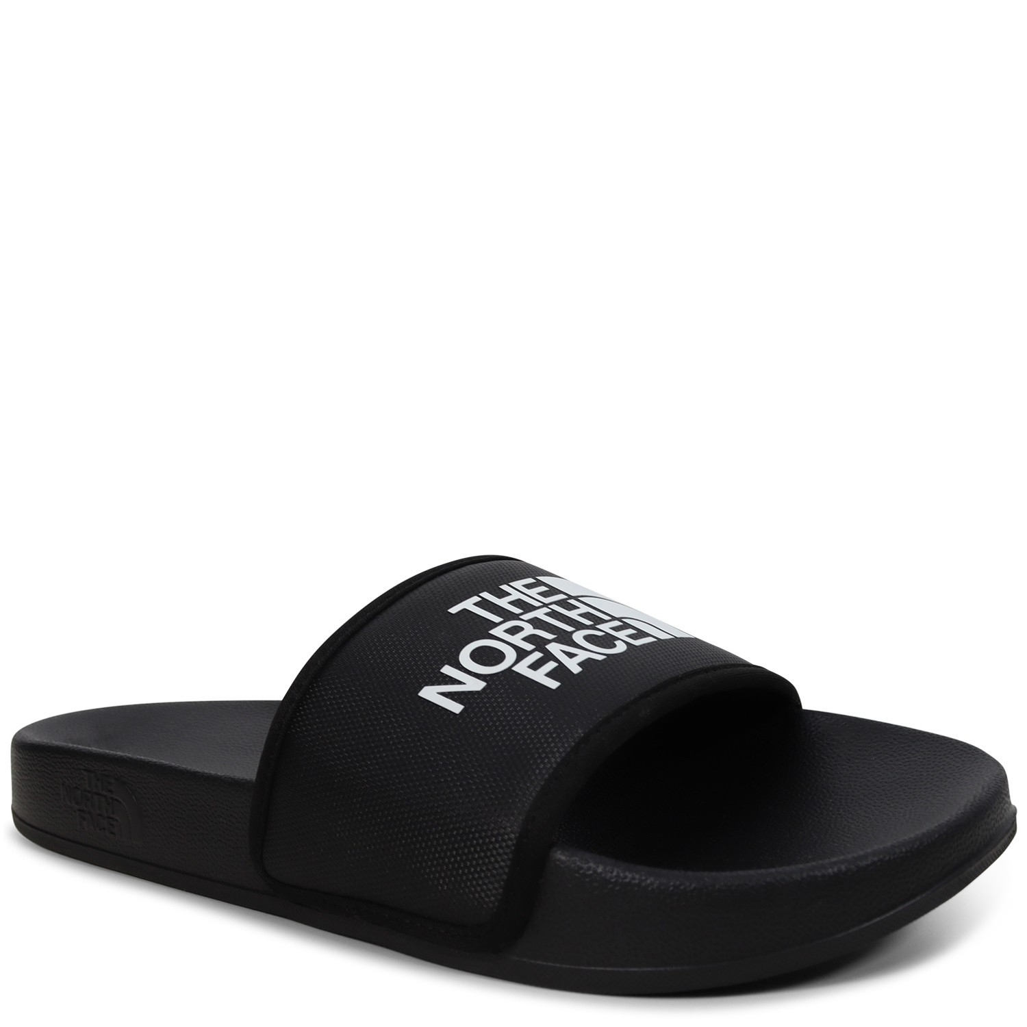 Ciabatte nere con logo per uomo