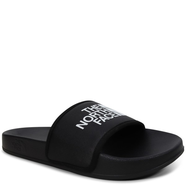 Ciabatte nere con logo per uomo