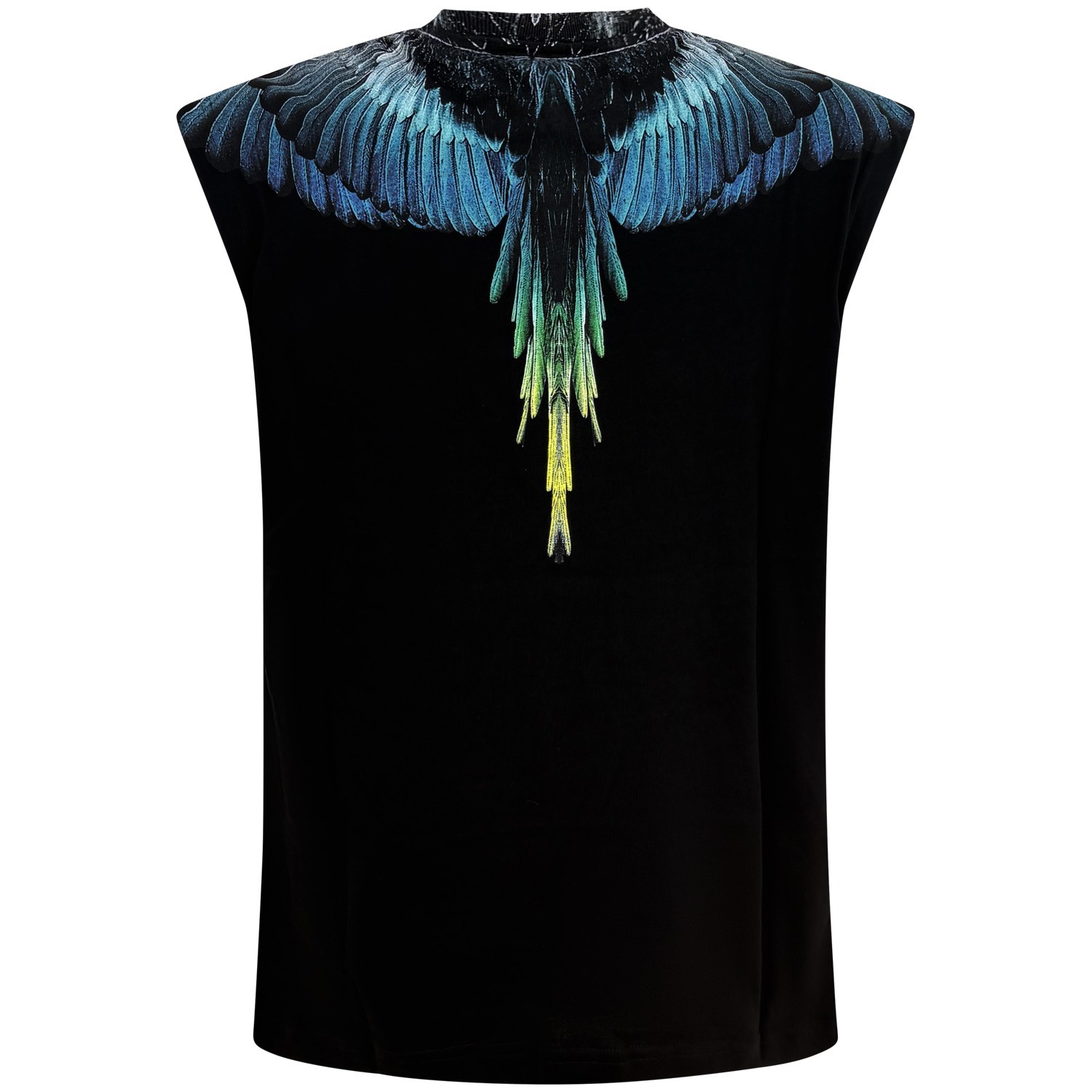 Canotta nera con logo per uomo