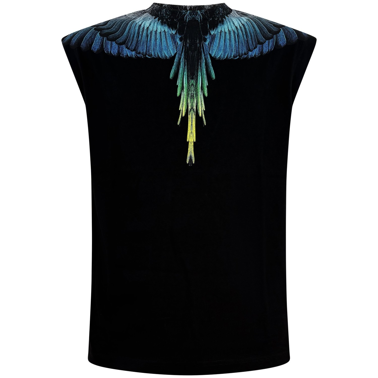 Canotta nera con logo per uomo 2