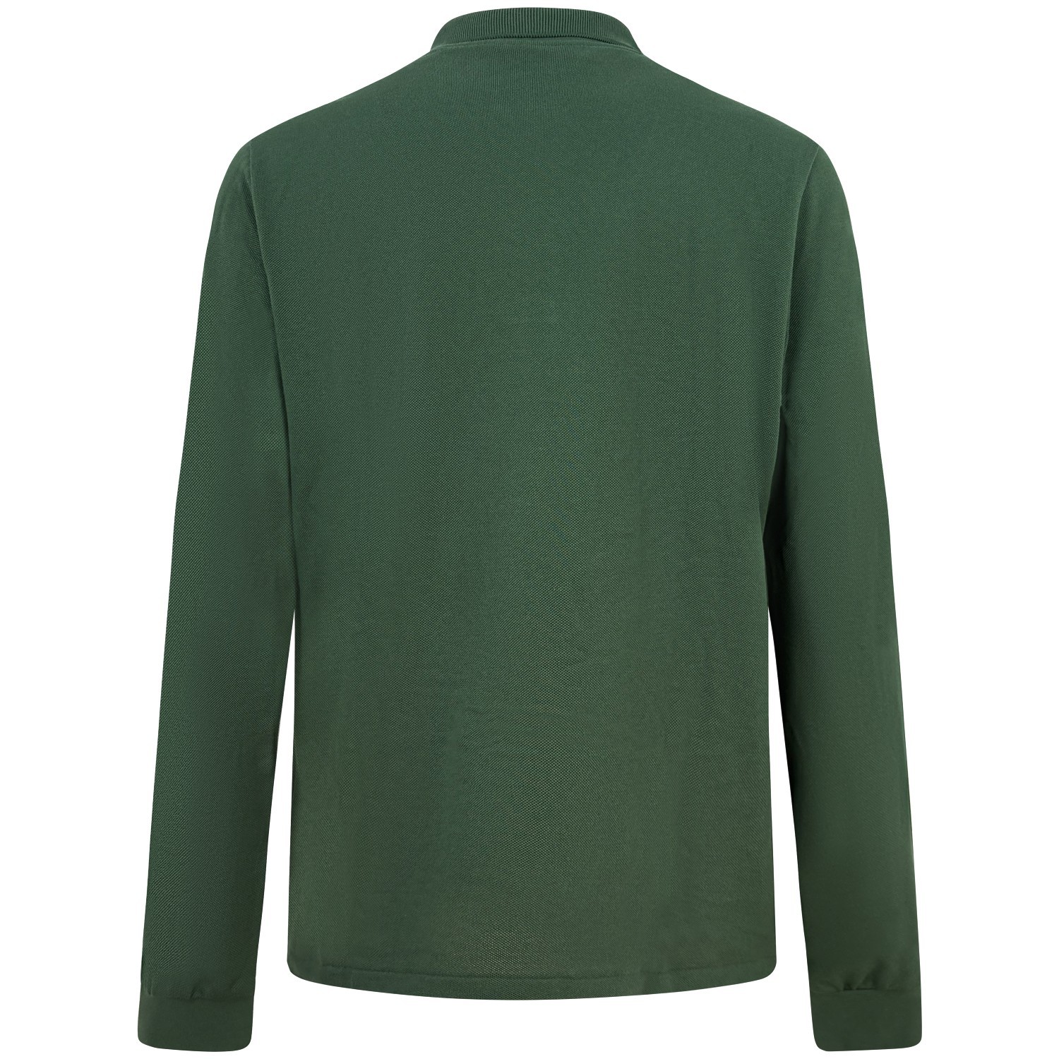 Polo verde a manica lunga per uomo 2