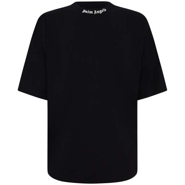 T-shirt nera con stampa  sul retro per uomo