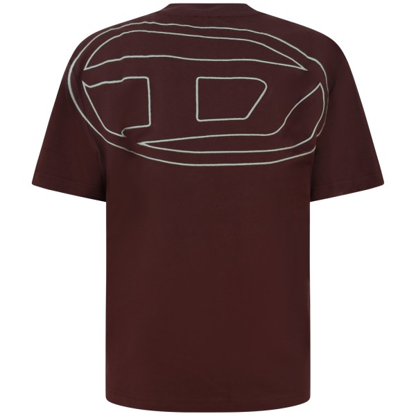 T-shirt marrone per uomo