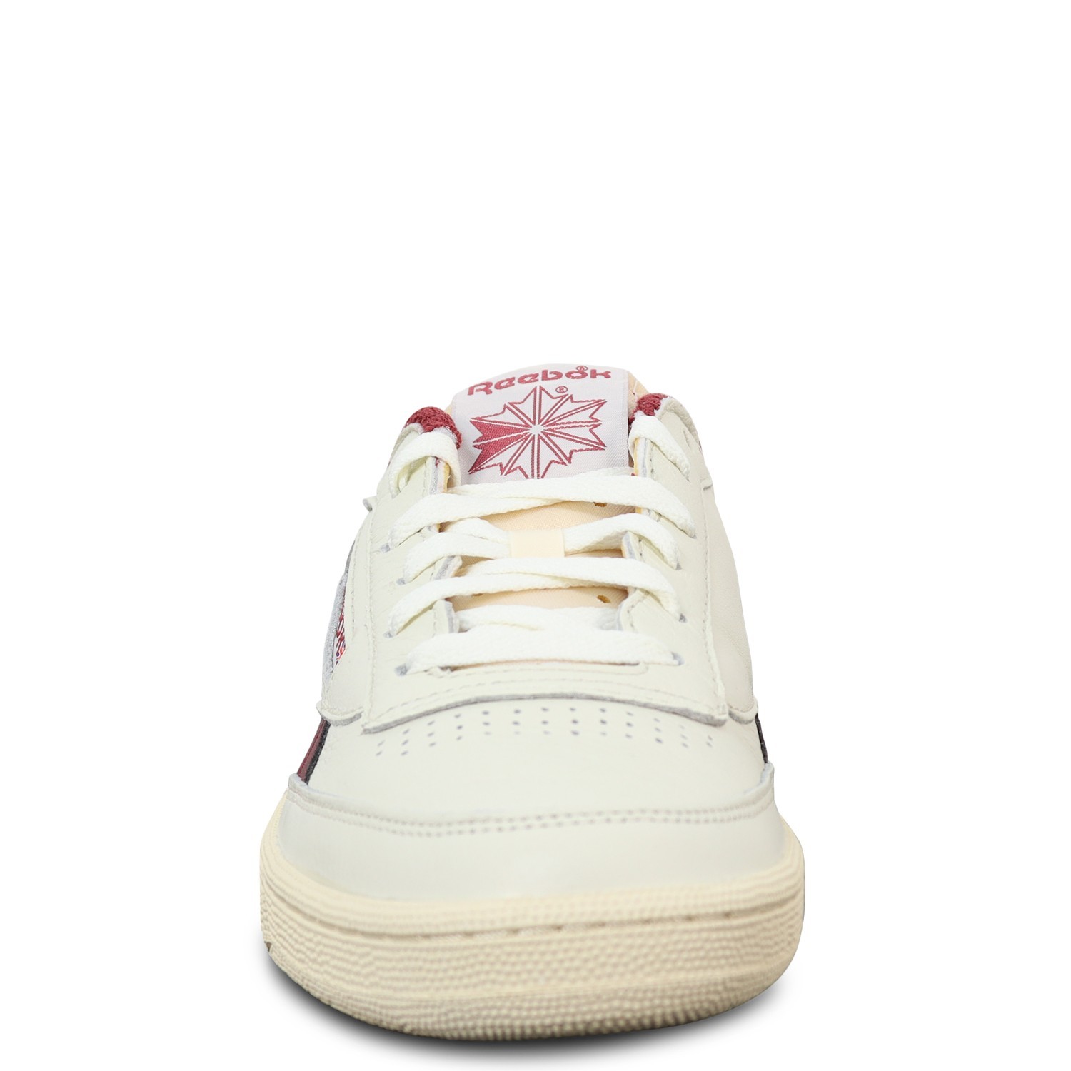 Sneakers beige e bordeaux per uomo