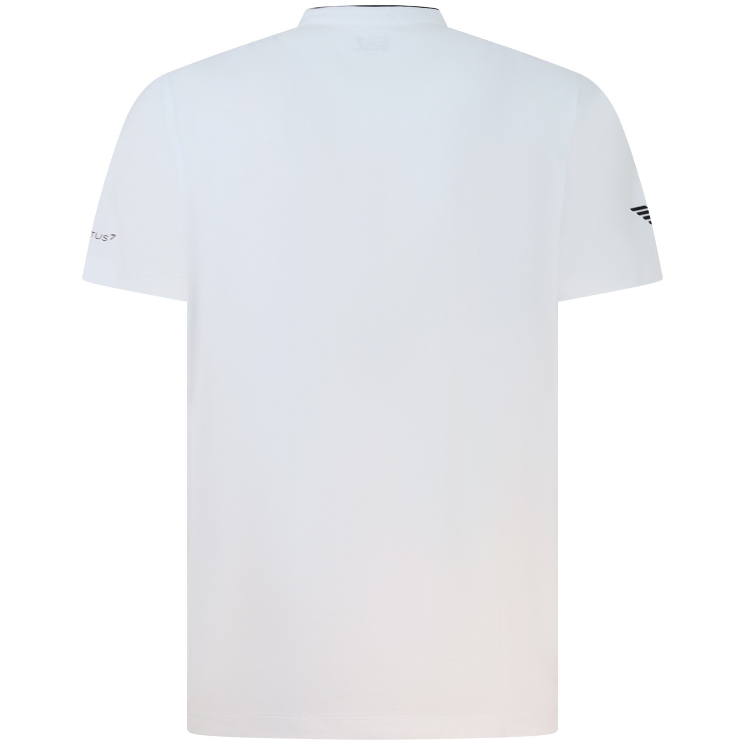 Polo bianca con mini logo per uomo 2