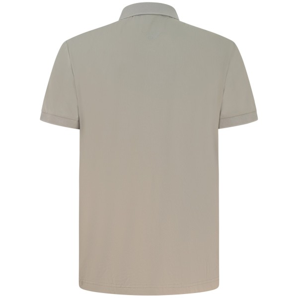 Polo beige tecnica per uomo