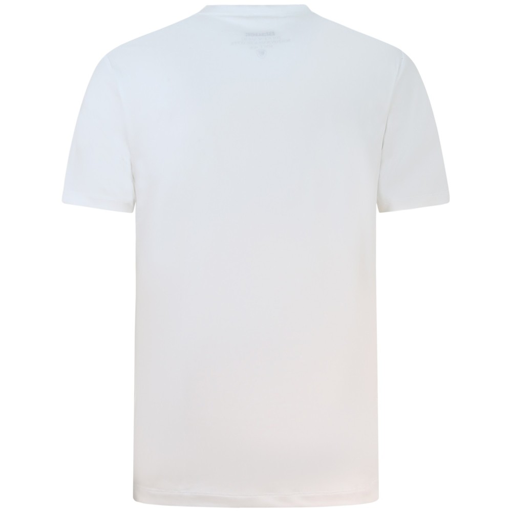 T-shirt bianca tessuto tecnico per uomo