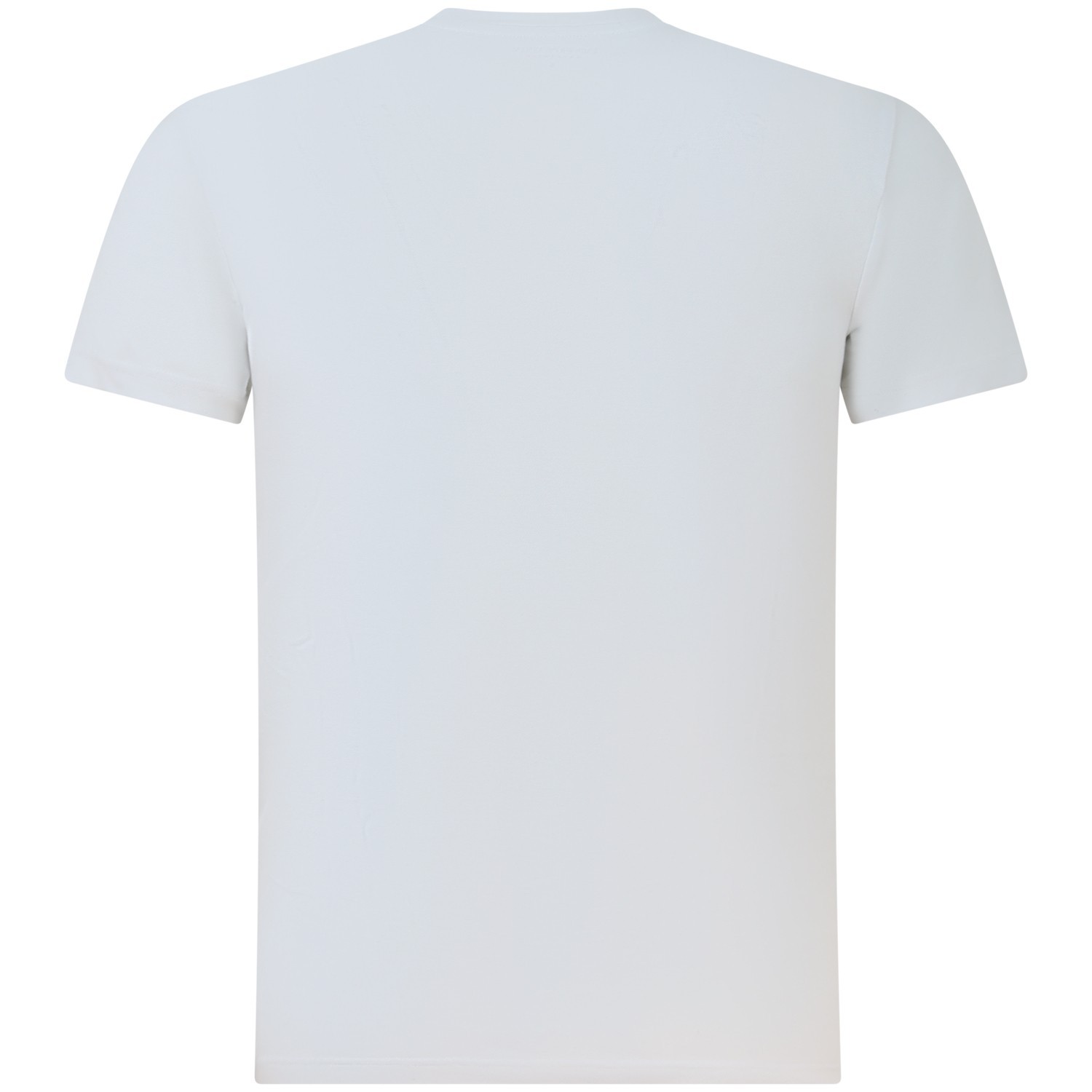 T-shirt bianca con mini logo per uomo 2