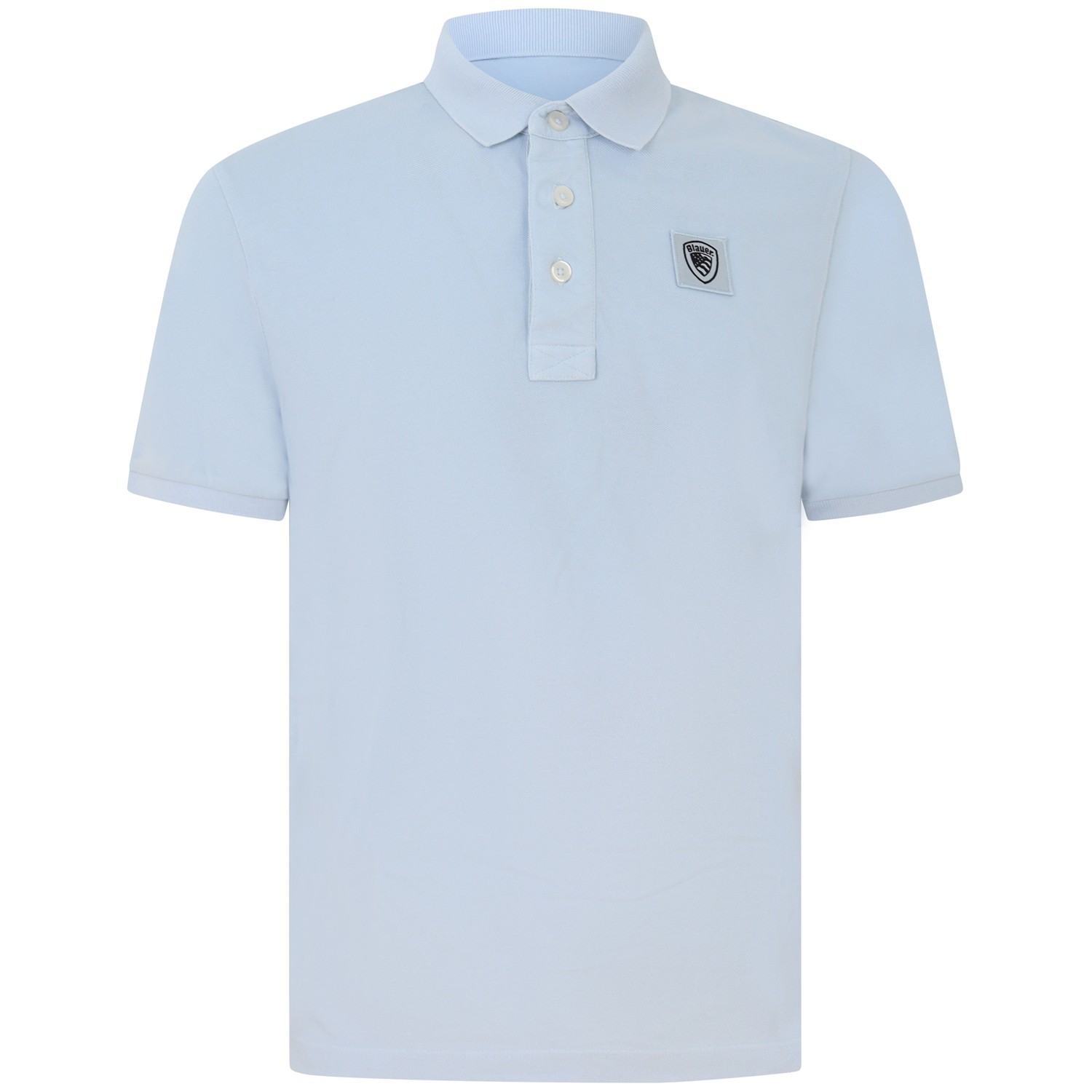 Polo celeste per uomo