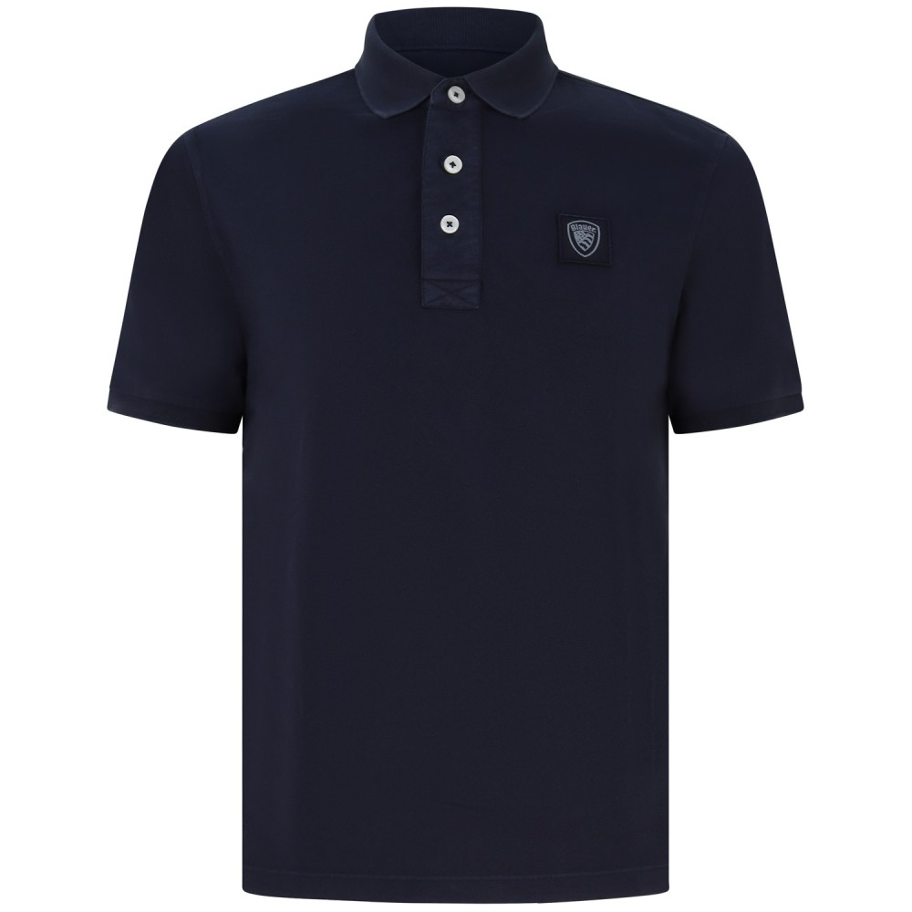 Polo blu per uomo