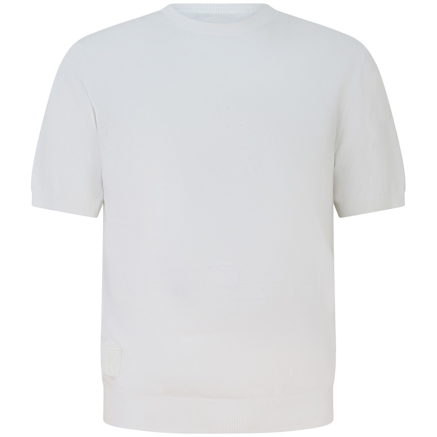 T-shirt in maglia bianca per uomo