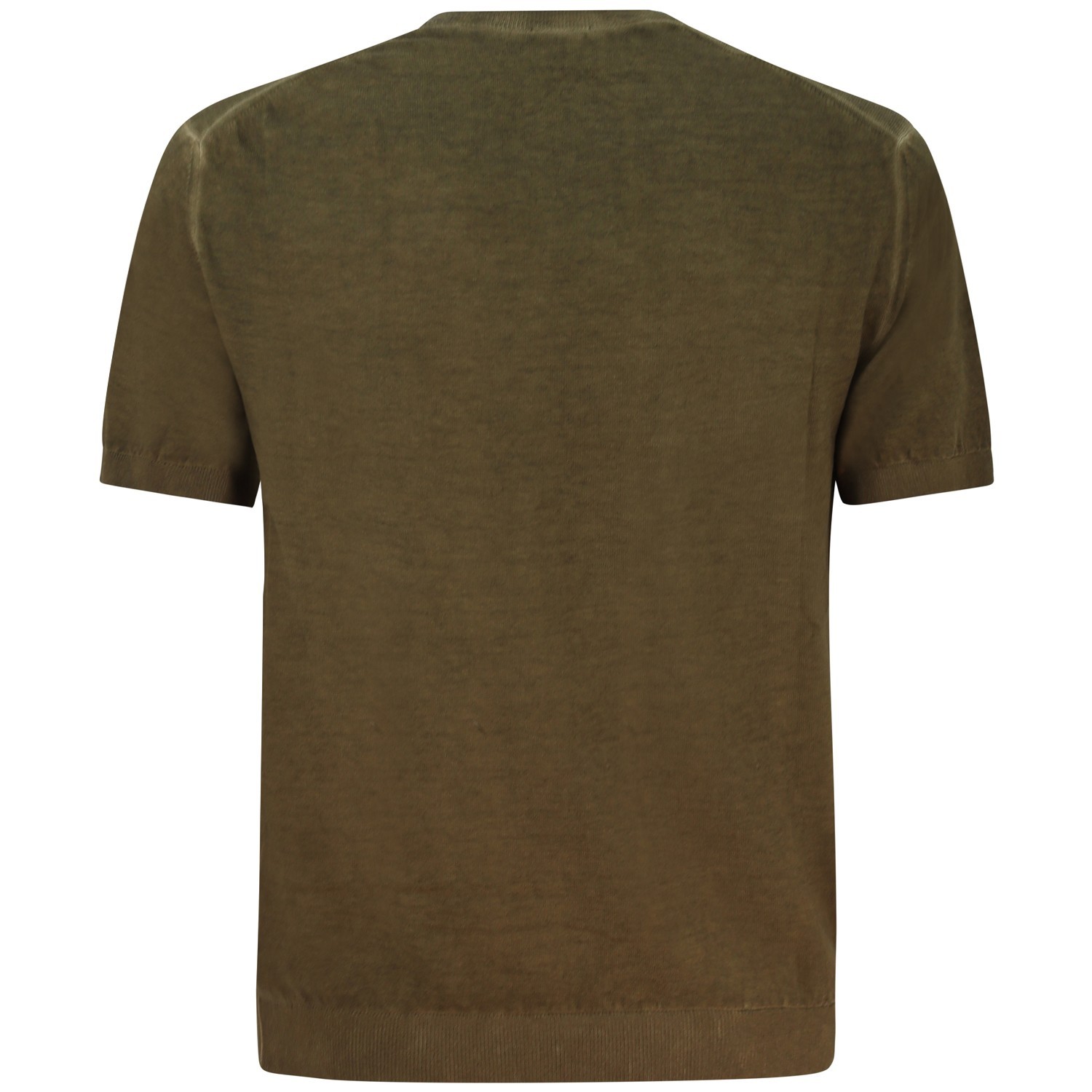T-shirt in maglia verde per uomo 2