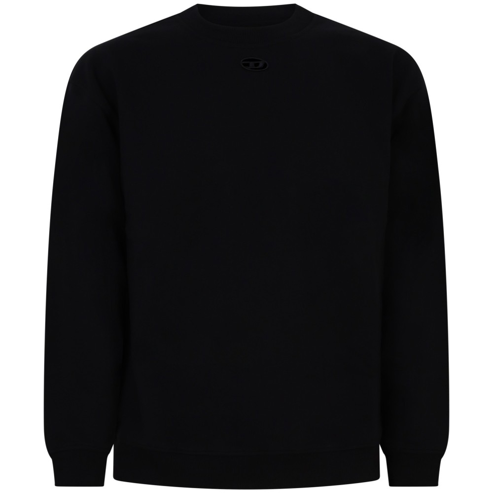 Felpa nera per uomo