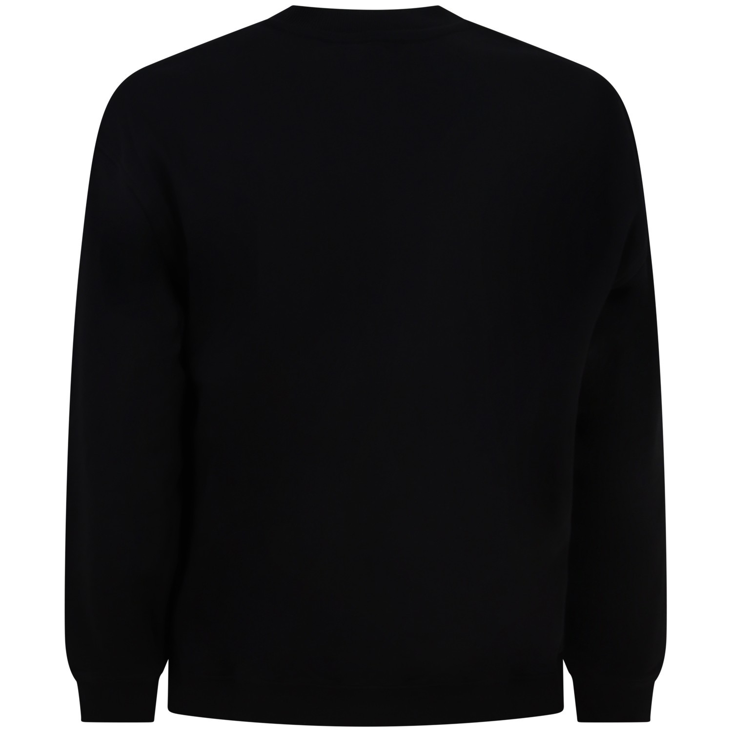 Felpa nera per uomo 2