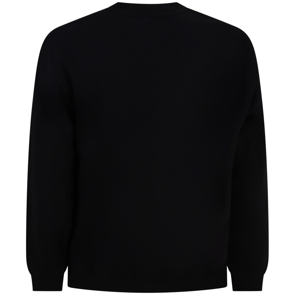 Felpa nera per uomo