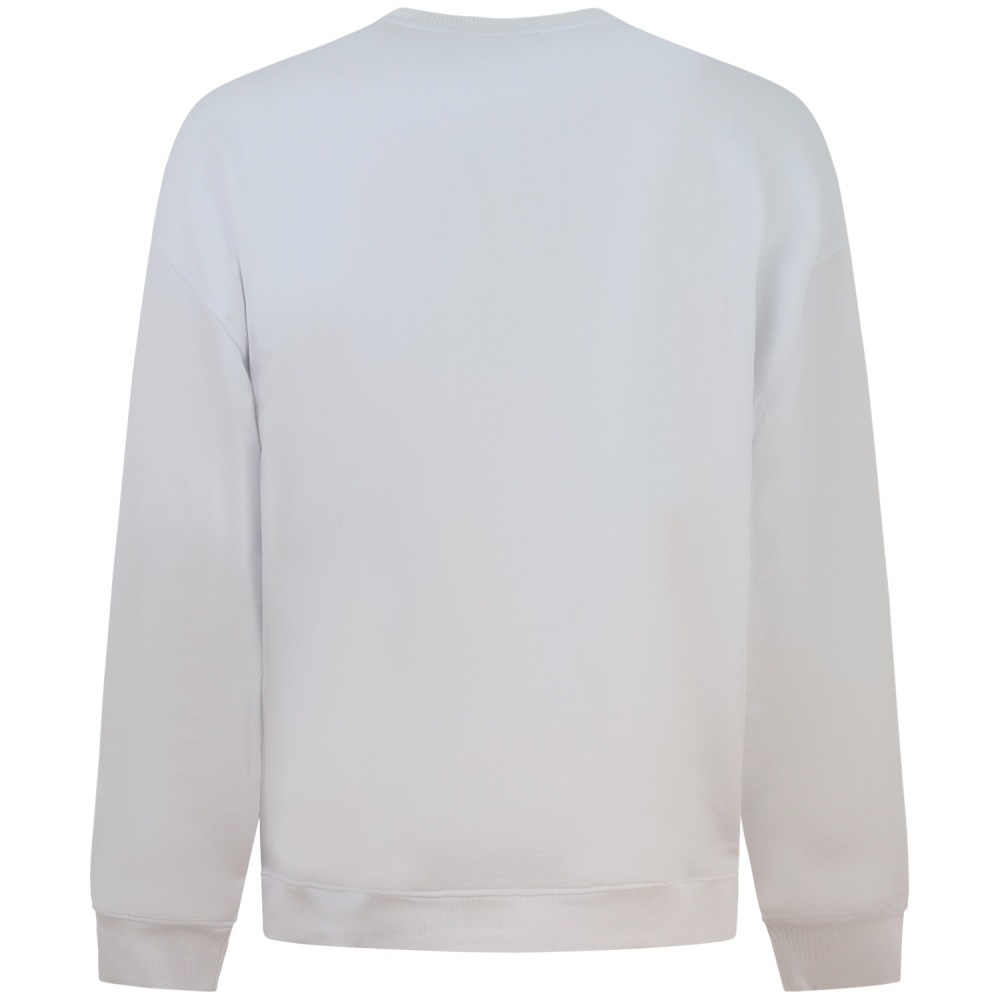 Felpa bianca per uomo