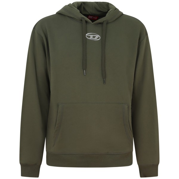 Felpa verde per uomo