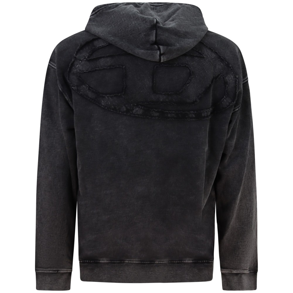 Felpa grigia per uomo