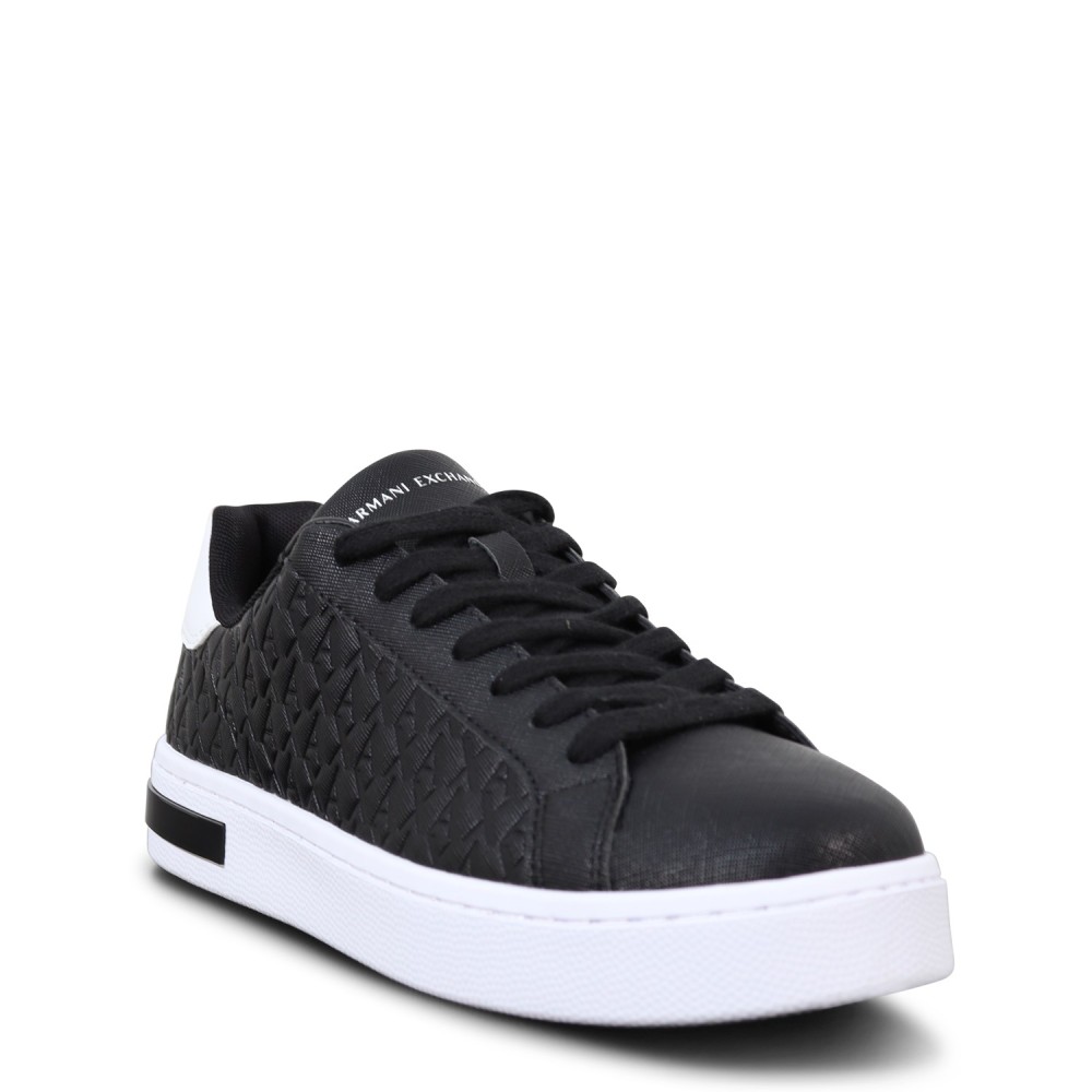 Sneakers nere con logo per uomo