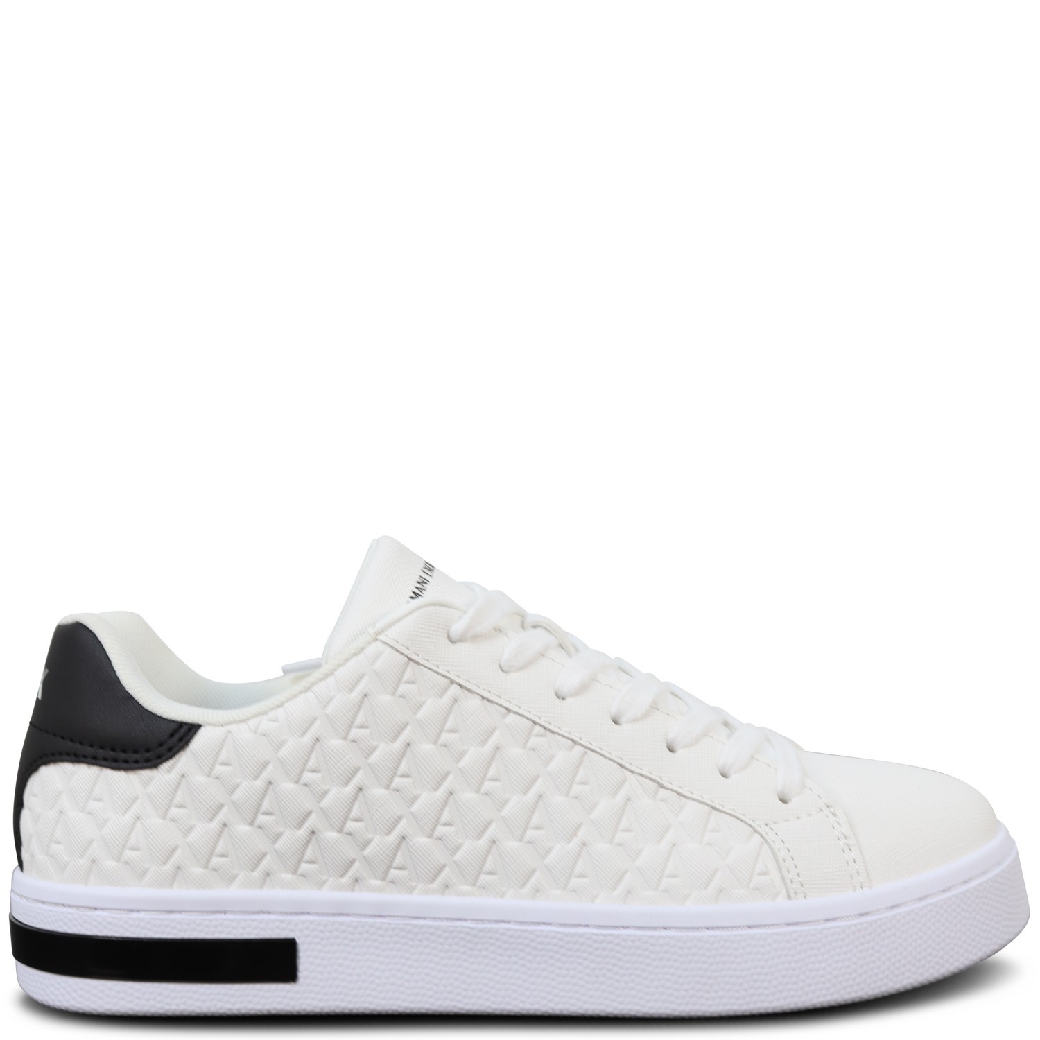 Sneakers bianche con logo per uomo