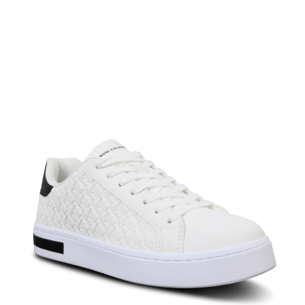 Sneakers bianche con logo per uomo