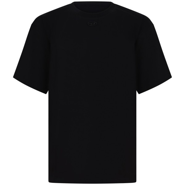 T-shirt nera per uomo