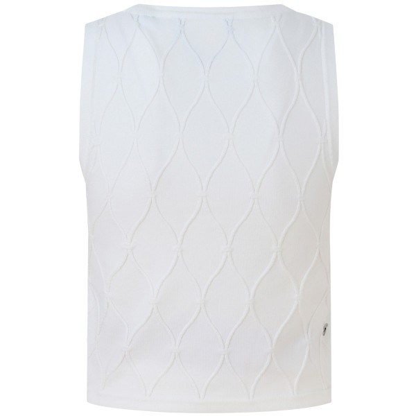 Top bianco per donna