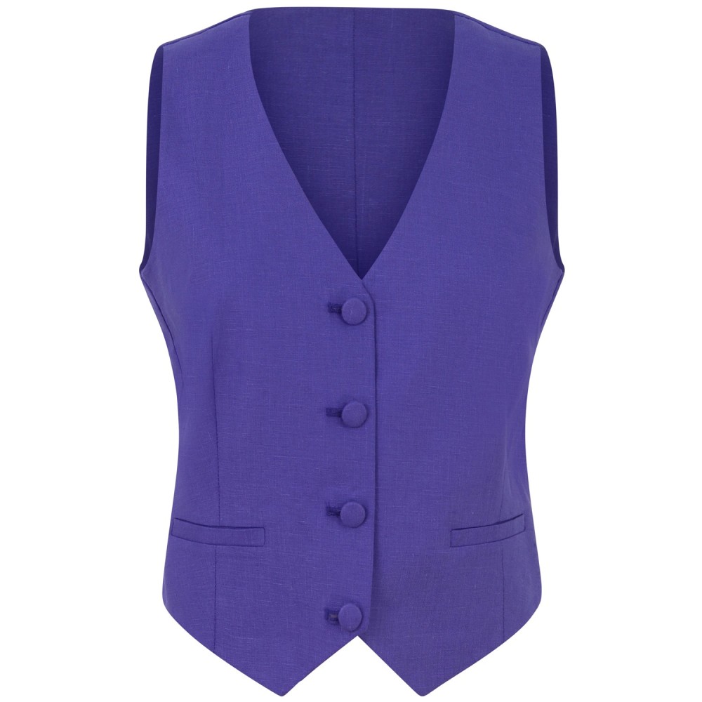 Gilet viola per donna