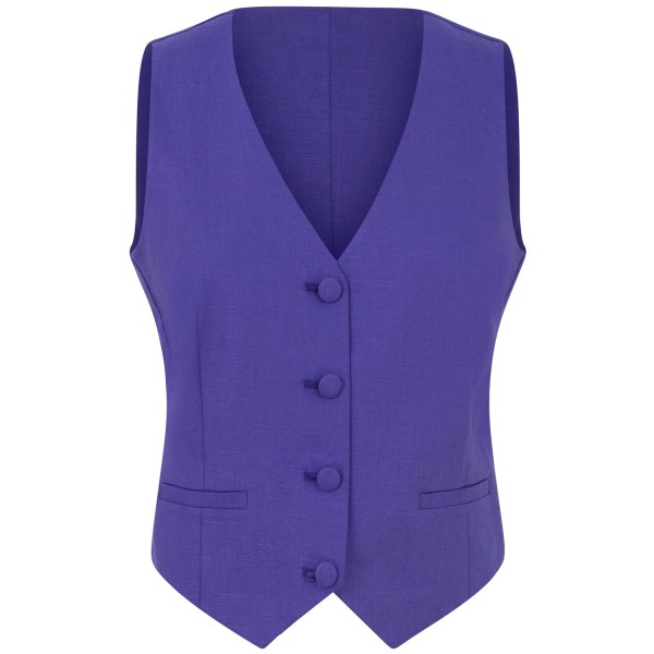 Gilet viola per donna