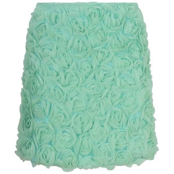 Gonna verde floreale per donna