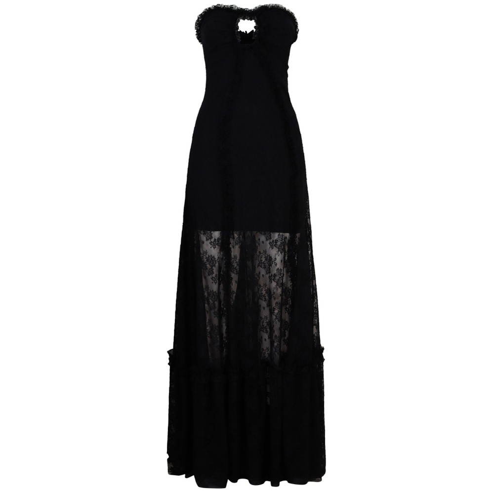Abito nero di pizzo 'ERA' per donna